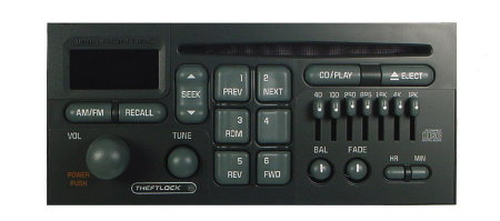 Pontiac radio button or knob (1994+ style)