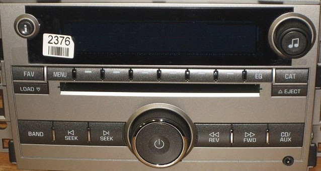Buick Lucerne 2009-2010 US9 CD6 MP3 XM ready radio NEW