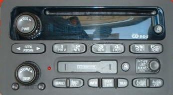GM 2000+ CD Cassette XM ready radio (cars-minivans) 10335226