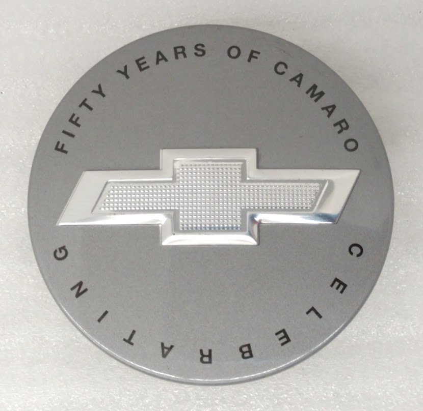 Camaro Fifty 50th Anniversary OEM GM wheel center trim cap NEW
