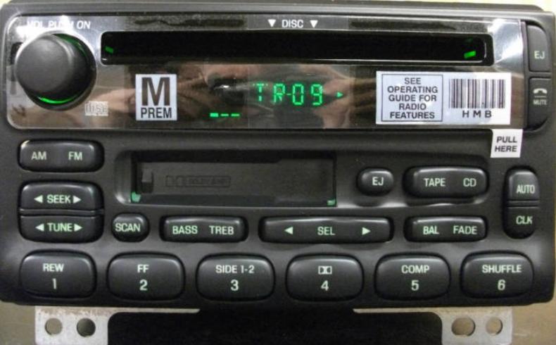 Explorer Mountaineer Mustang 2001-05 CD Cassette radio NEW
