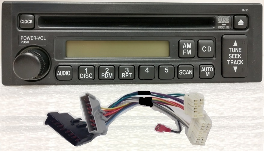 Ford CD radio +adapter for 1990-2000 non-Premium Sound systems