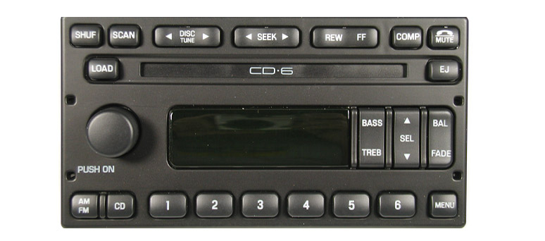 Ford Mercury radio Button or Knob (2003+ CD6 style)
