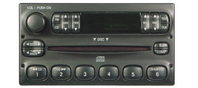 Ford Mercury radio Button or Knob (1998+ CD style)