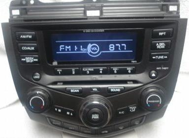 2004 Honda accord radio display dim