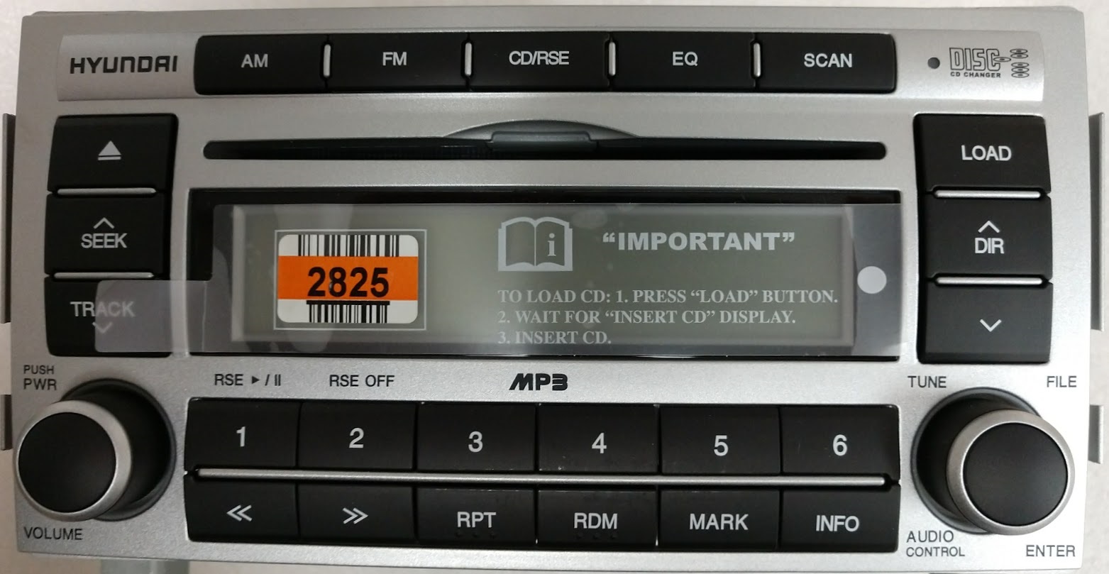 Santa Fe 2007-2008 CD6 MP3 RSE radio NEW