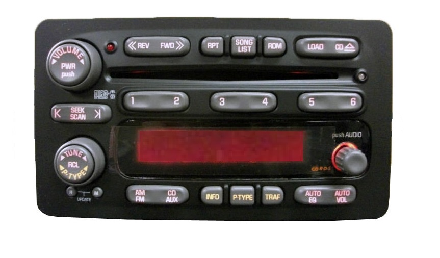 Pontiac CD6 radio button or knob (Montana Aztek style)