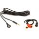 3.5mm Dash-mount Auxiliary Input Cable RCA Adapter female