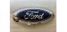 F150 2021+ Ford oval grill emblem logo w/ camera hole blue chrom