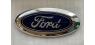 F250+ 2023+ Ford blue and chrome oval grill emblem logo BLEM