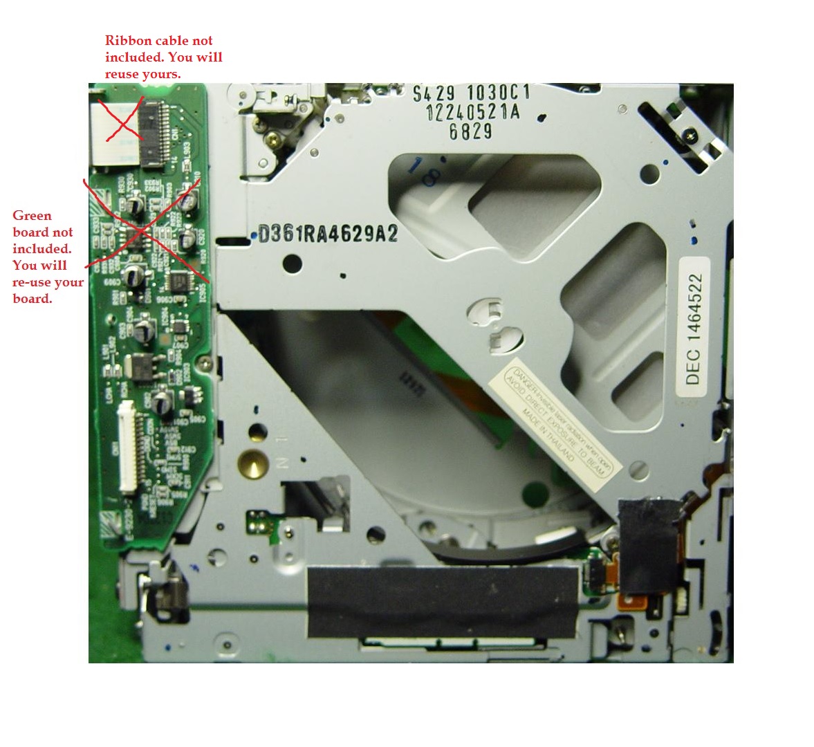 GM 2002+ Panasonic CD6 radio drive mechanism 6CD CD 6 NEW