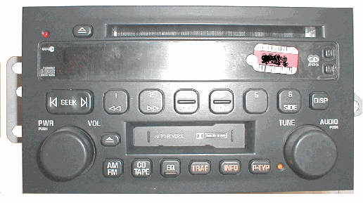 02 03 Buick Rendezvous CD Cassette Receiver OEM  10319242 