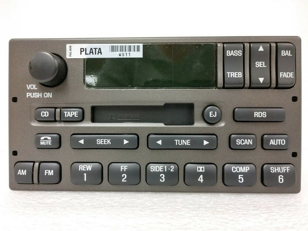 Town Car 1999-2002 Cassette radio RDS REMAN