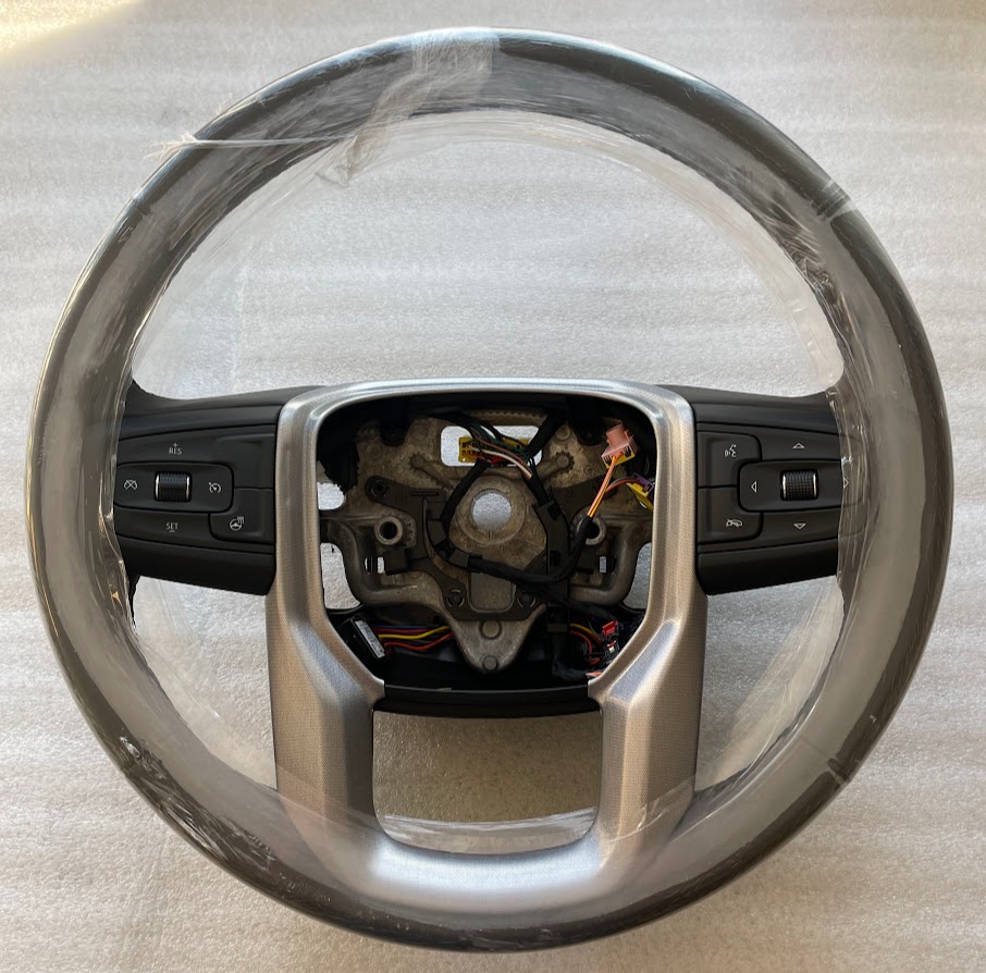 Sierra 2019+ steering wheel heated brown Aegis NEW