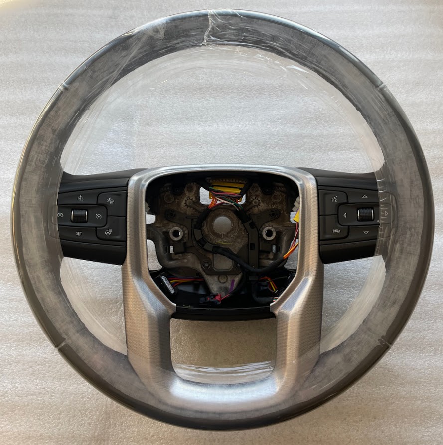Sierra 2019+ steering wheel heated crash brown Aegis NEW