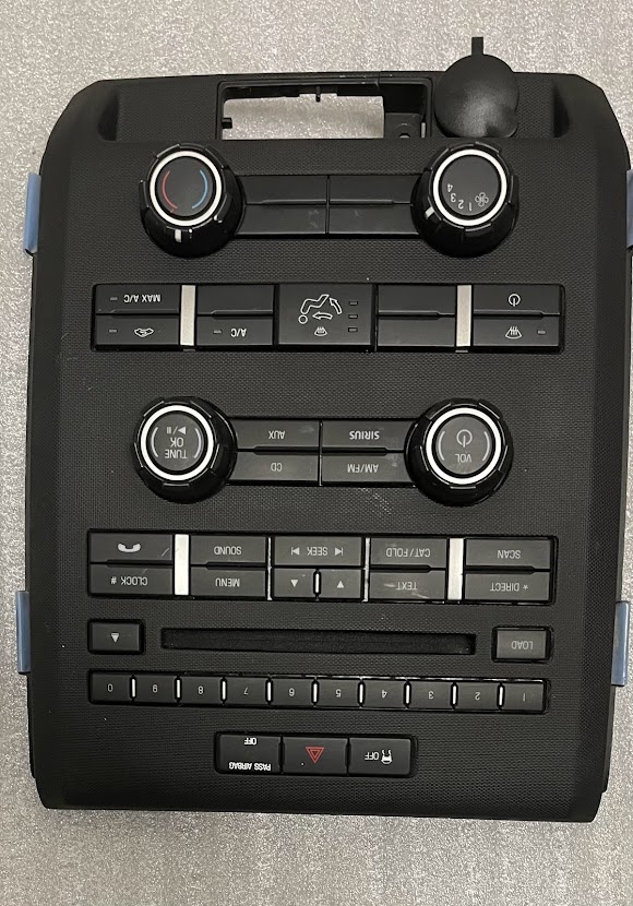 F150 2012 climate and radio control dash trim panel