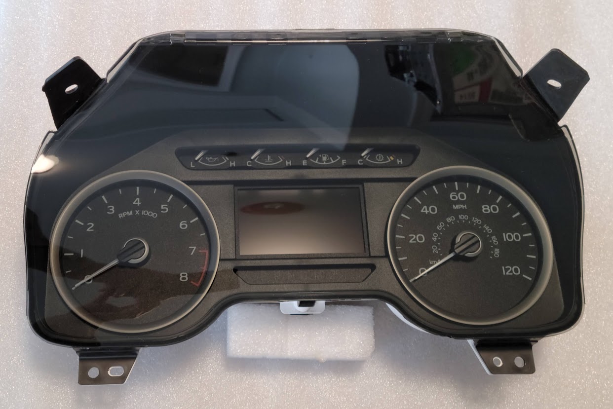Ford F150 2018+ instrument panel gauge cluster MPH 4" XLT Gas