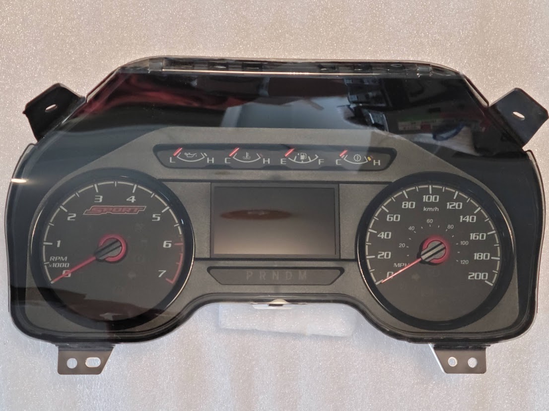 Ford F150 2018+ instrument panel gauge cluster KMH 4" Sport Gas