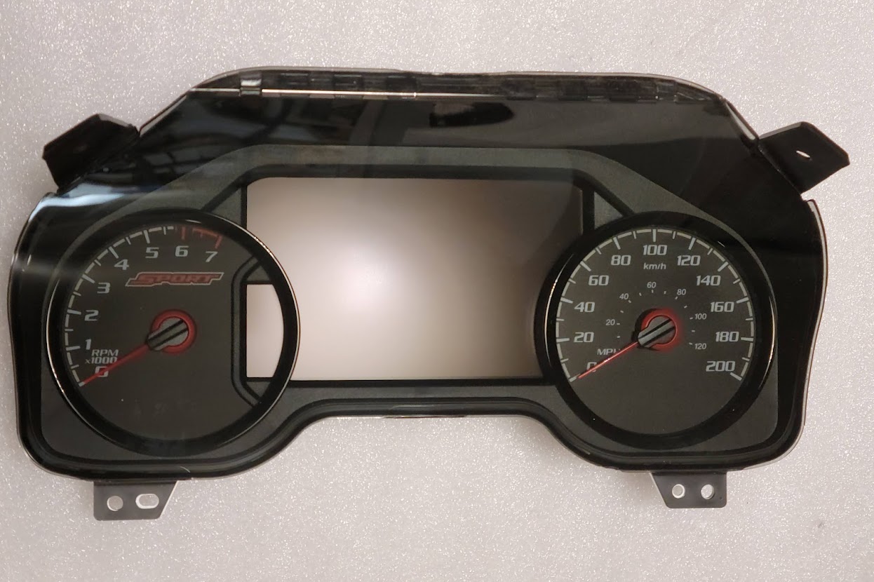 Ford F150 2018+ instrument panel gauge cluster KMH 8" Sport Gas