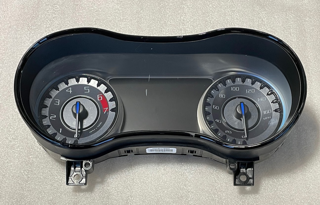 Chrysler 300 2015 instrument gauge cluster black 160mph