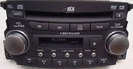 TL 2004-2006 CD6/DVD cassette radio C011 1TB3 NEW