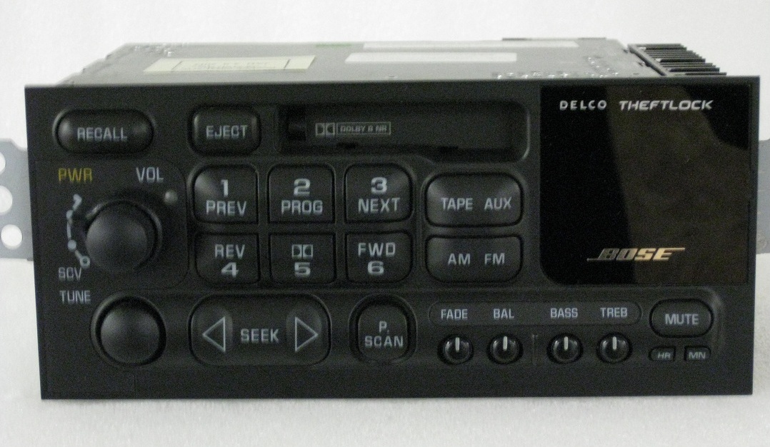 GM 1998-2002 Cassette BOSE radio (Blazer-S10-Envoy)