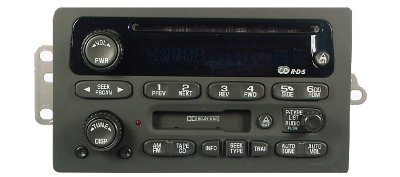 GM 2000+ CD Cassette radio (cars/minivans) 09394159