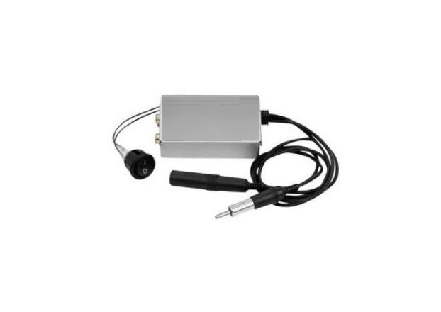 Universal auxiliary audio direct connect input for any radio