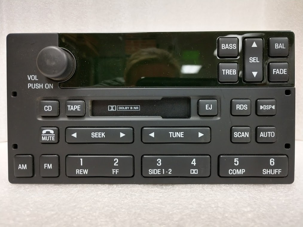 Ford 1998+ Cassette radio v1 w/ CDC + RDS: REMAN