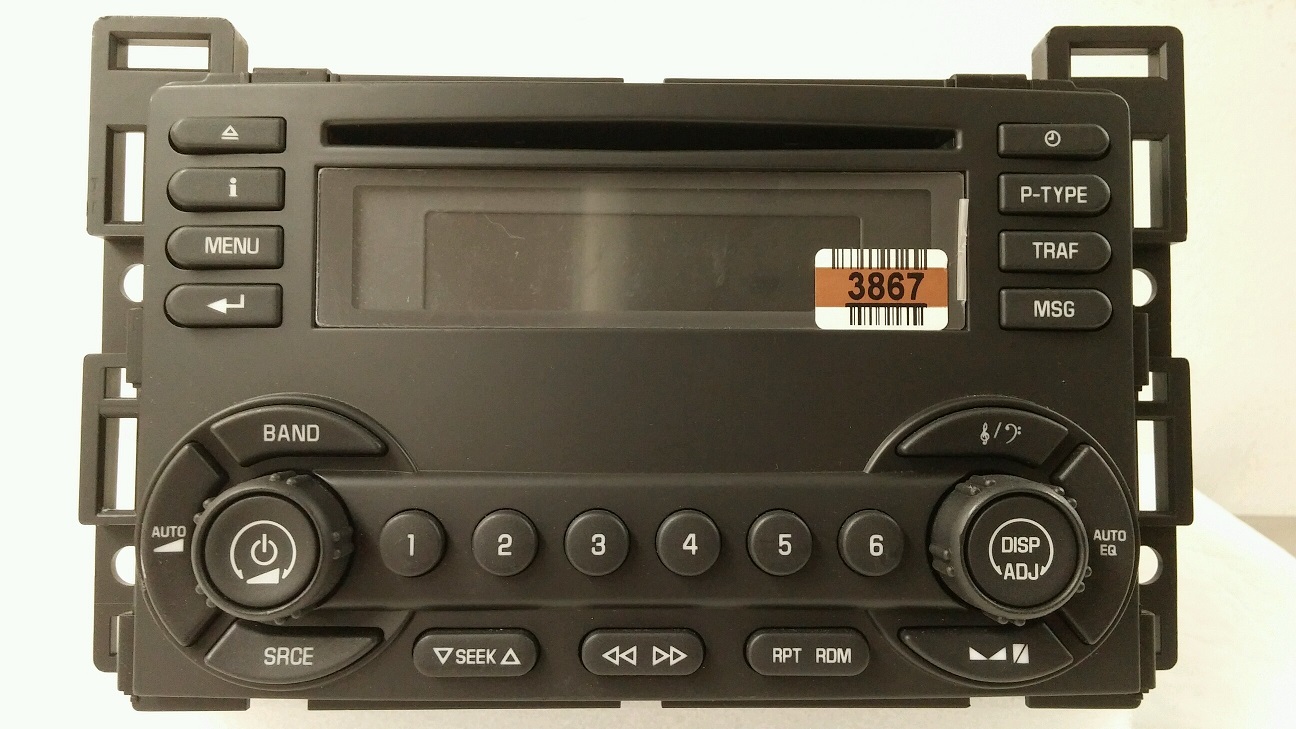 G6 2005+ CD XM ready radio 15243190 22660157 NEW blem