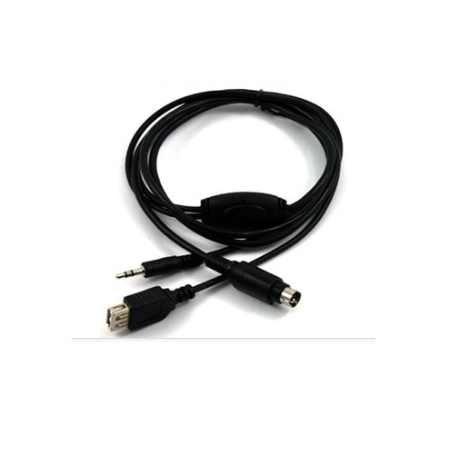 3.5mm Auxiliary Input Cable with USB charging GROM 35USB