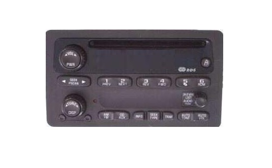 GM Radio Face (plate-lens-knobs-buttons): 2000+ Car Van CD
