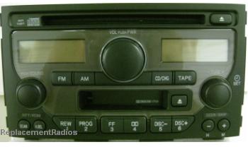 Pilot 2003-2005 CD Cassette radio A120 1TV3 NEW