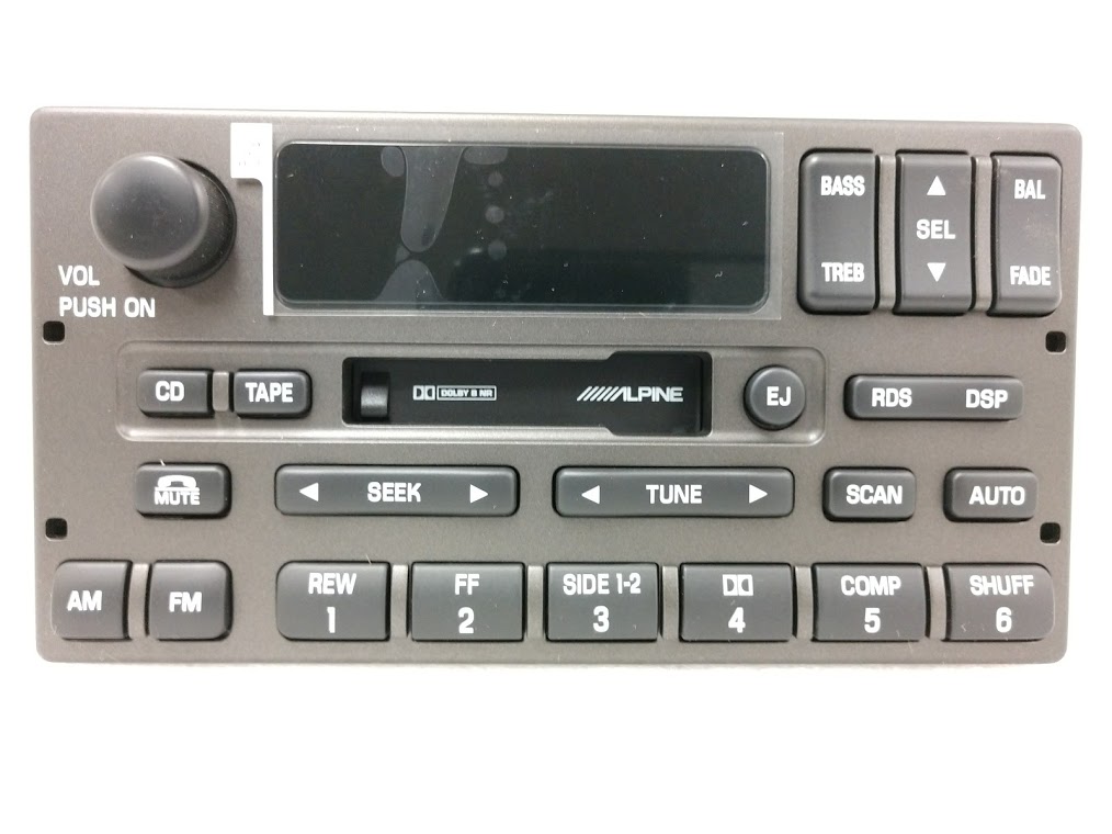 Town Car 1999-2002 Cassette radio CDC RDS DSP Alpine REMAN