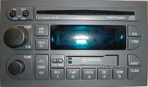 Bravada 1998-2001 am fm cd cassette radio REMAN