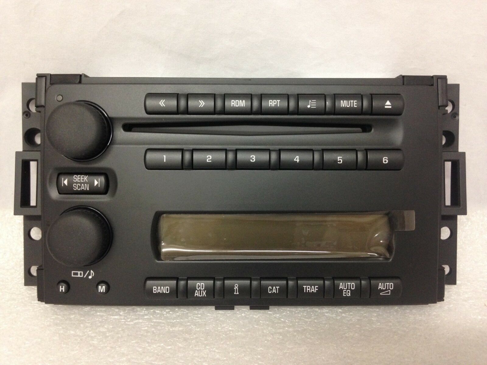 GM CD radio face +buttons +knobs (2005+ Continental Siemens) NEW