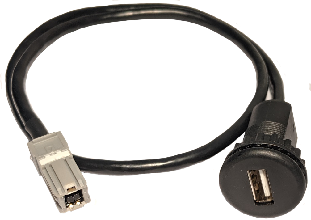 Fast charge USB adapter cable for Vais GSR SiriusXM interfaces
