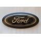 F250+ 2020+ Ford black oval grill emblem logo w/o camera hole