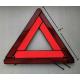 Large advance warning triangle reflector safety hazard road sign