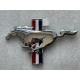 Ford Mustang chrome RWB pony horse emblem logo NEW Blem